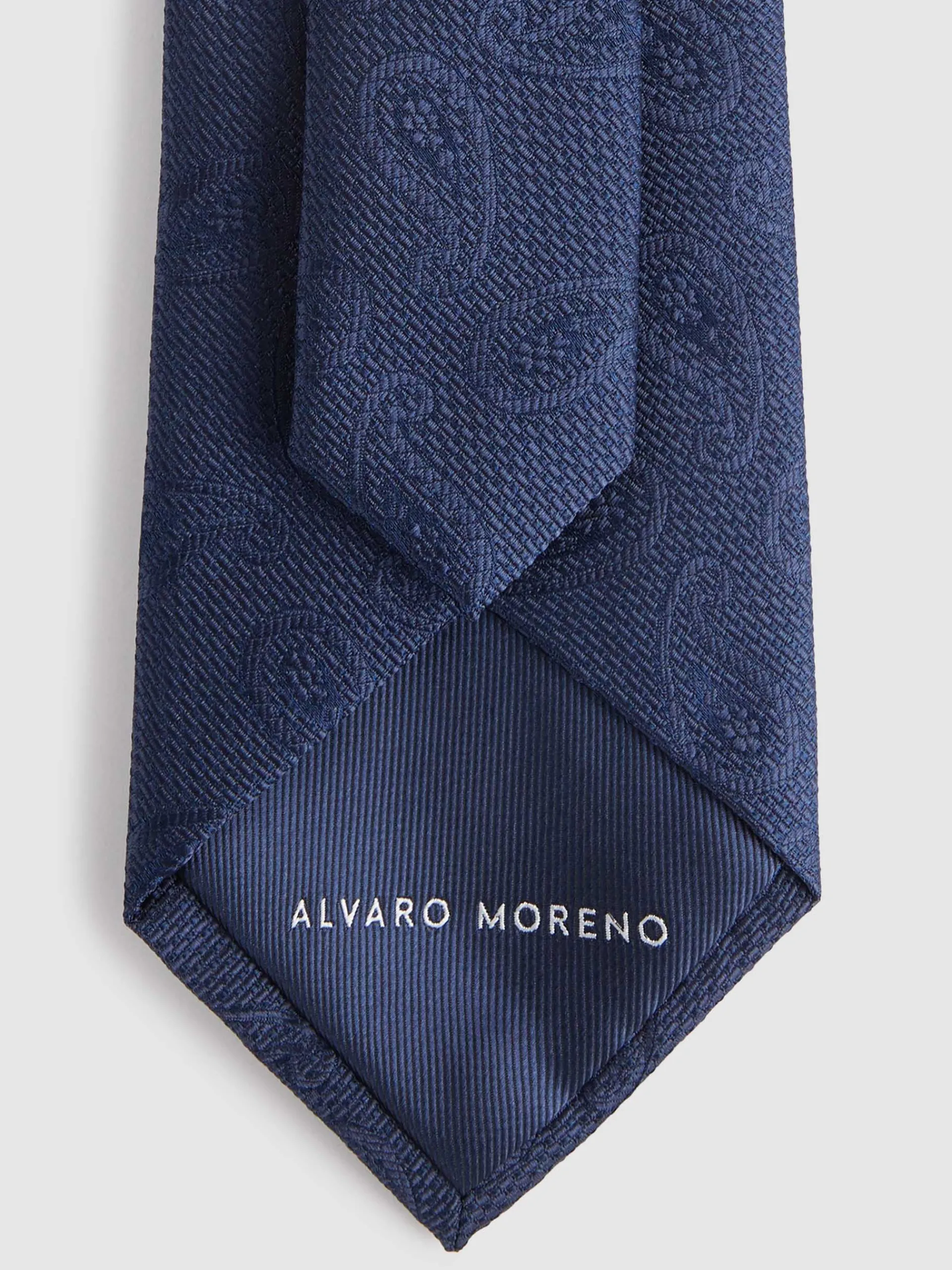 Corbatas|Corbatas-Alvaro Moreno CORBATA JACQUARD MF Azul Marino