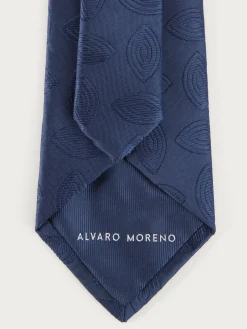 Corbatas|Corbatas-Alvaro Moreno CORBATA JACQUARD MF Azul Marino