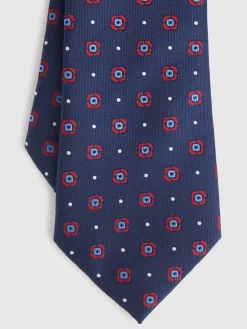 Corbatas|Corbatas-Alvaro Moreno CORBATA JACQUARD MF Azul Marino