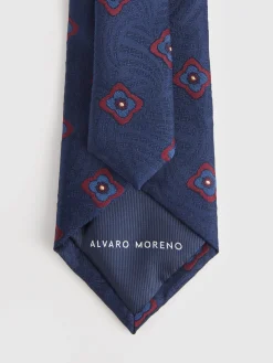 Corbatas|Corbatas-Alvaro Moreno CORBATA JACQUARD MF Azul Marino