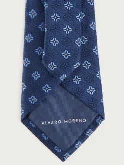 Corbatas|Corbatas-Alvaro Moreno CORBATA JACQUARD MF Azul Marino