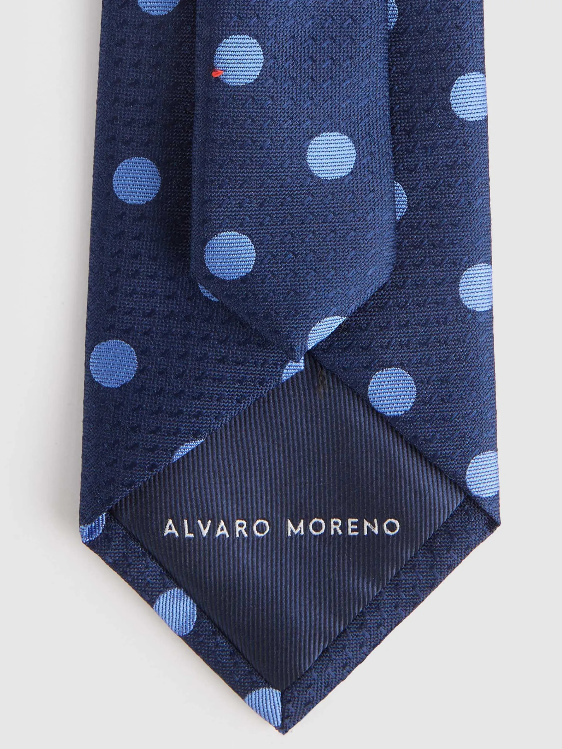 Corbatas|Corbatas-Alvaro Moreno CORBATA JACQUARD MF Azul Marino