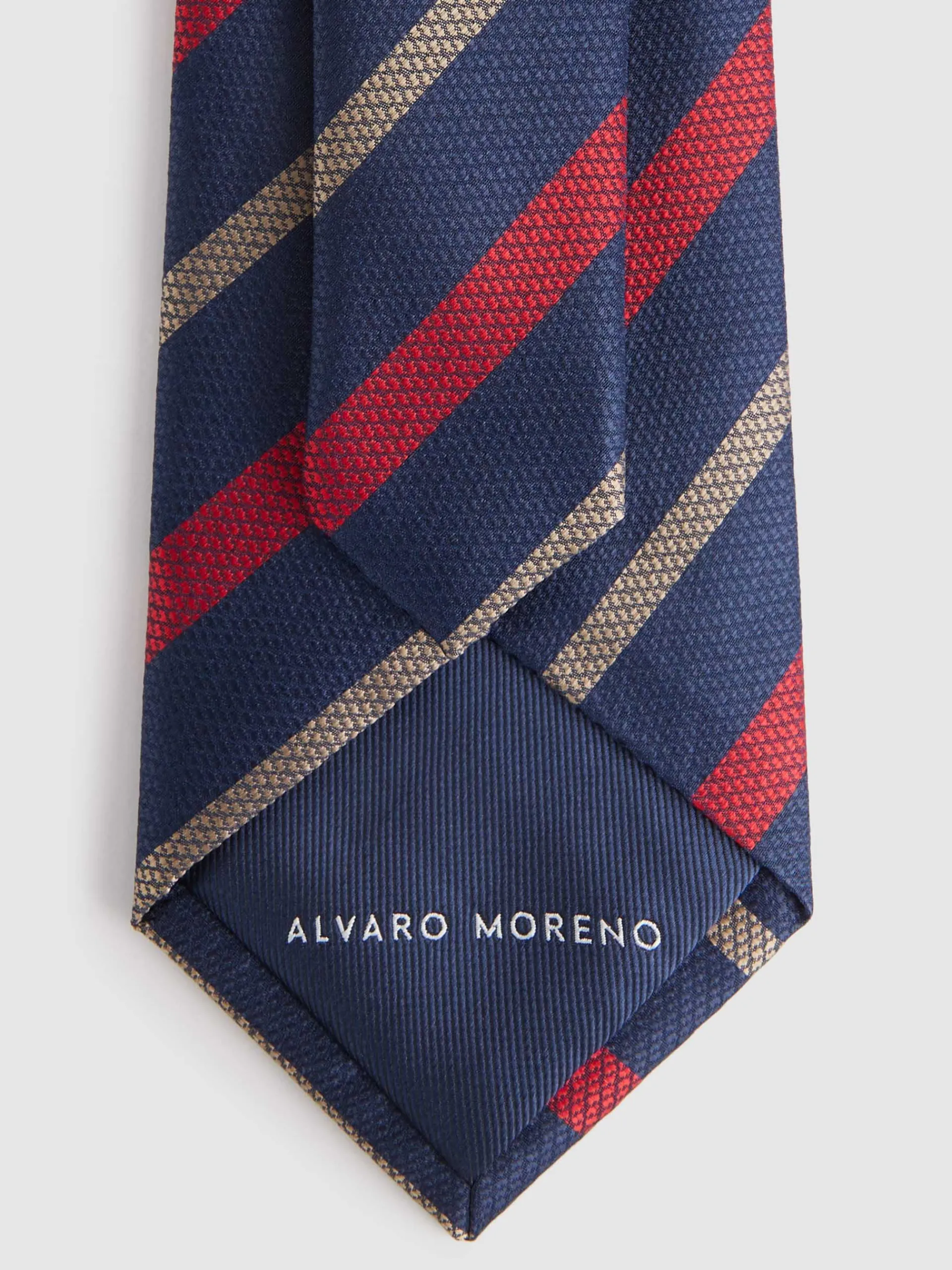 Corbatas|Corbatas-Alvaro Moreno CORBATA JACQUARD MF Azul Marino