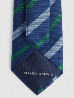 Corbatas|Corbatas-Alvaro Moreno CORBATA JACQUARD MF Azul Marino
