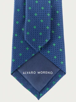 Corbatas|Corbatas-Alvaro Moreno CORBATA JACQUARD MF Azul Marino