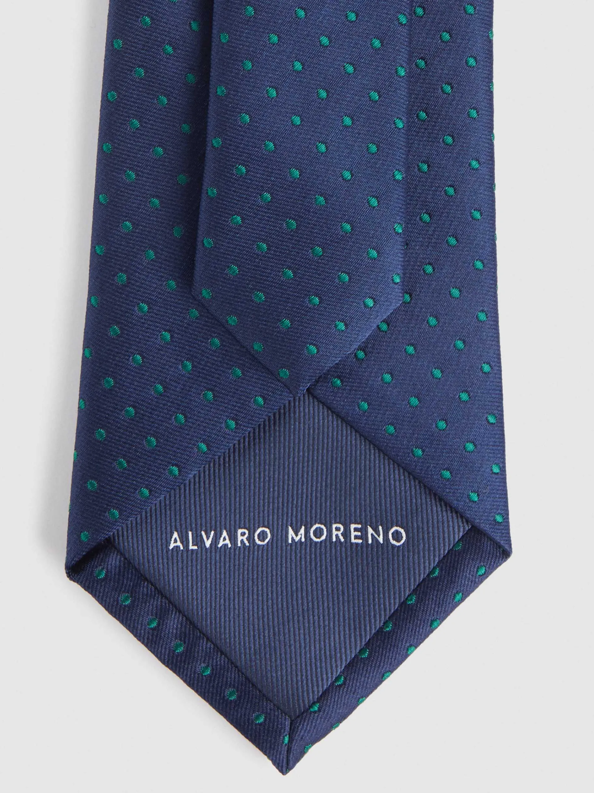 Corbatas|Corbatas-Alvaro Moreno CORBATA JACQUARD MF Azul Marino