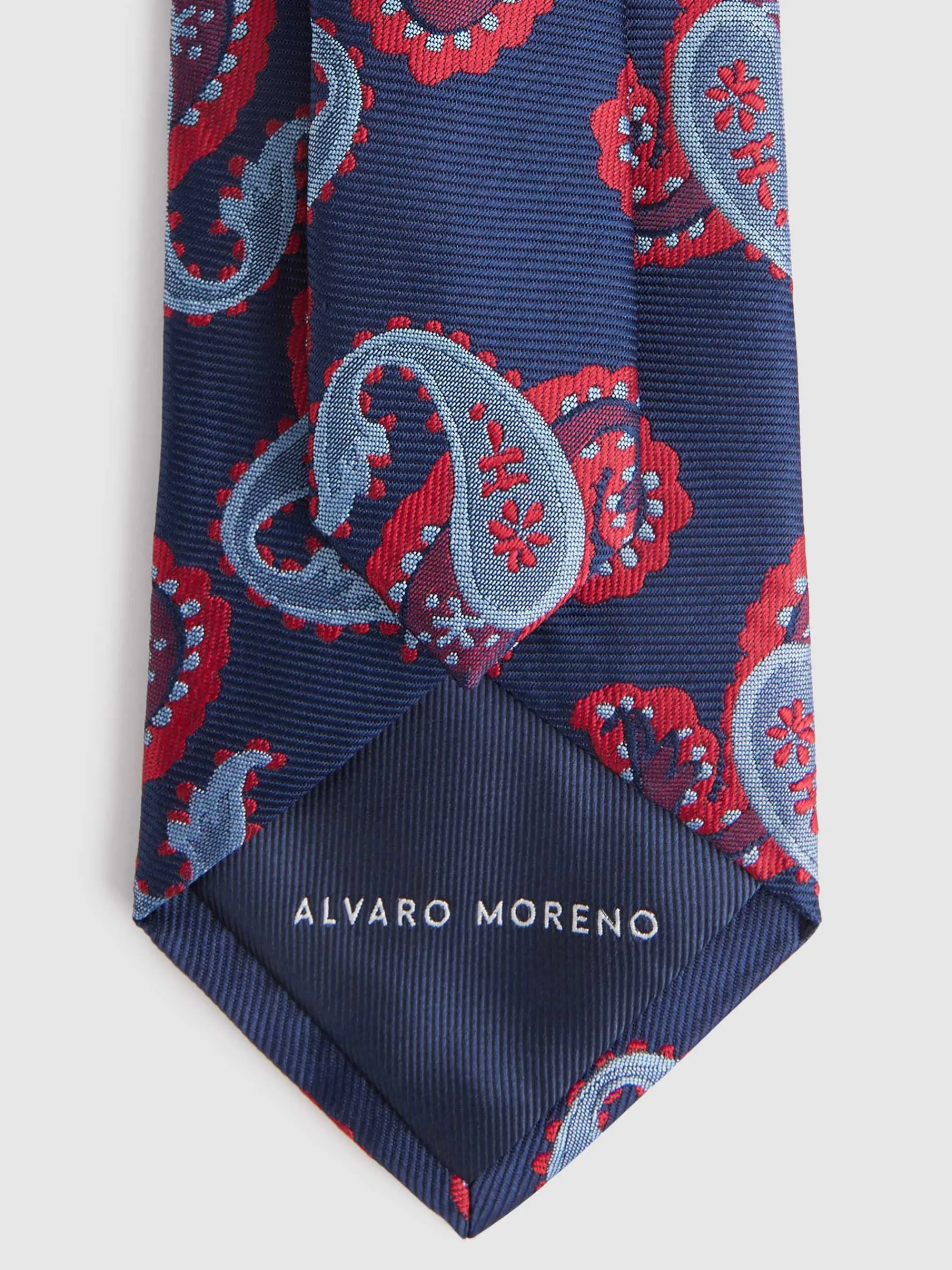 Corbatas|Corbatas-Alvaro Moreno CORBATA JACQUARD MF Azul Marino