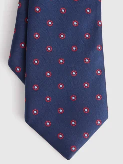 Corbatas|Corbatas-Alvaro Moreno CORBATA JACQUARD MF Azul Marino