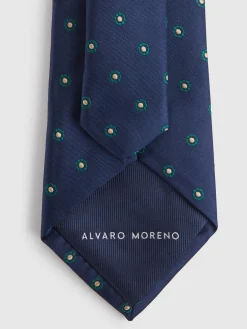 Corbatas|Corbatas-Alvaro Moreno CORBATA JACQUARD MF Azul Marino