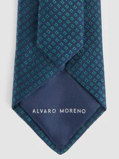 Corbatas|Corbatas-Alvaro Moreno CORBATA JACQUARD MF Azul Marino