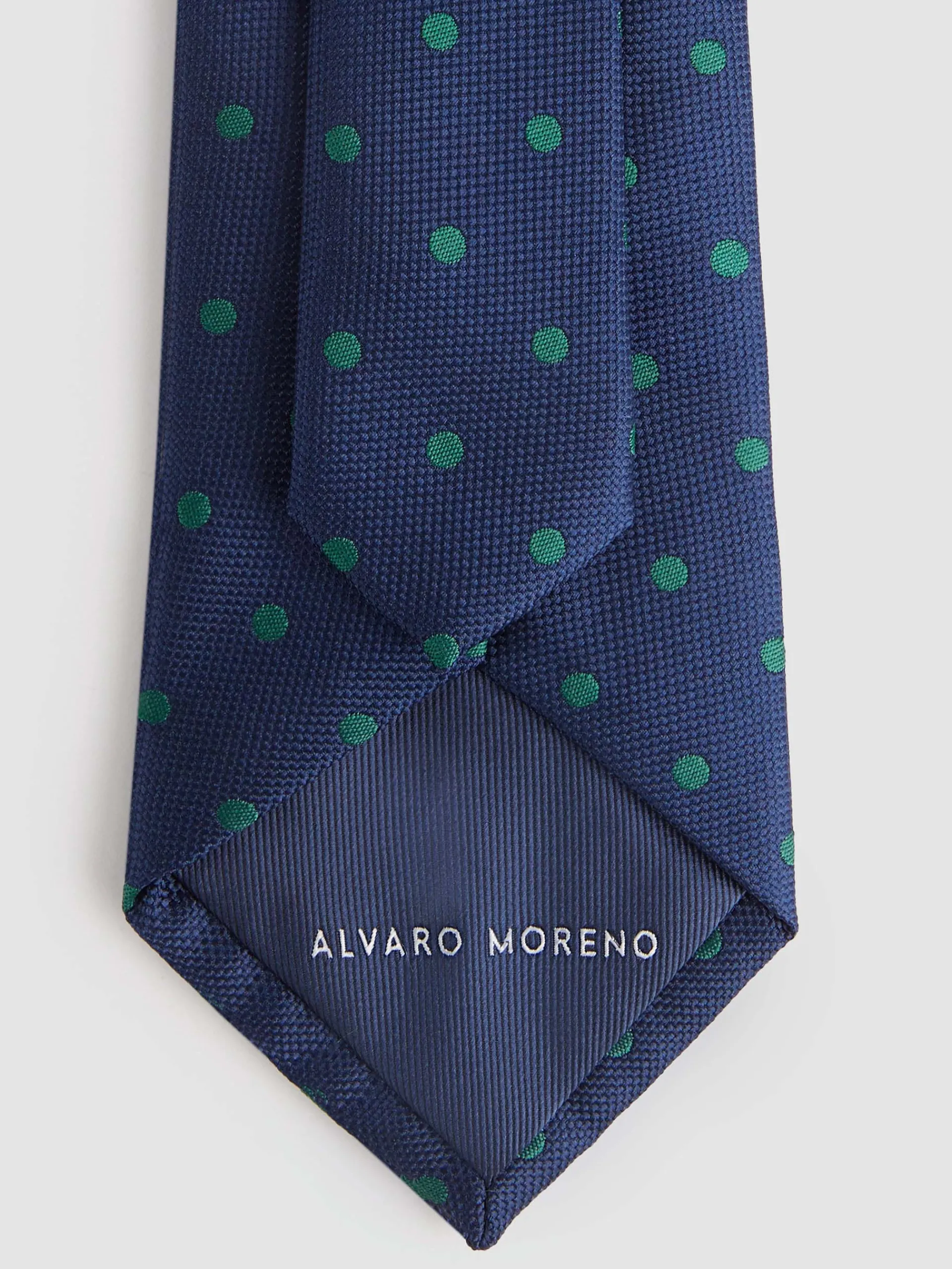 Corbatas|Corbatas-Alvaro Moreno CORBATA JACQUARD MF Azul Marino