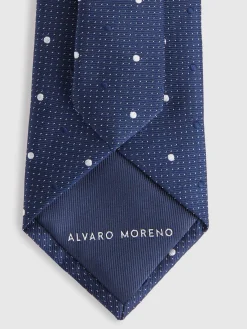 Corbatas|Corbatas-Alvaro Moreno CORBATA JACQUARD MF Azul Marino