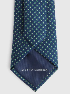 Corbatas|Corbatas-Alvaro Moreno CORBATA JACQUARD MF Azul Marino