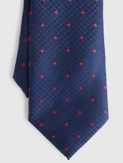 Corbatas|Corbatas-Alvaro Moreno CORBATA JACQUARD MF Azul Marino