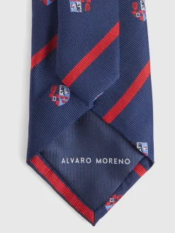 Corbatas|Corbatas-Alvaro Moreno CORBATA JACQUARD MF Azul Marino