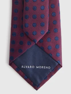 Corbatas|Corbatas-Alvaro Moreno CORBATA JACQUARD MF Azul Marino