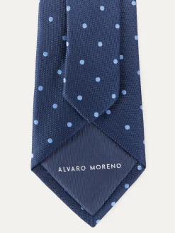 Corbatas|Corbatas-Alvaro Moreno CORBATA JACQUARD MF Azul Marino
