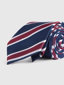 Corbatas|Corbatas-Alvaro Moreno CORBATA JACQUARD MF Azul Marino