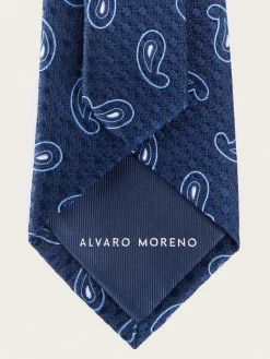 Corbatas|Corbatas-Alvaro Moreno CORBATA JACQUARD MF Azul Marino