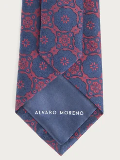 Corbatas|Corbatas-Alvaro Moreno CORBATA JACQUARD MF Burdeos