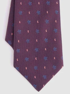 Corbatas|Corbatas-Alvaro Moreno CORBATA JACQUARD MF Burdeos