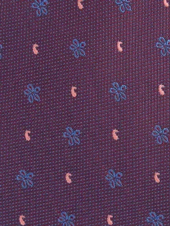 Corbatas|Corbatas-Alvaro Moreno CORBATA JACQUARD MF Burdeos