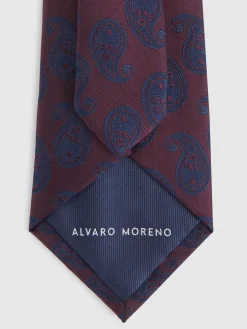 Corbatas|Corbatas-Alvaro Moreno CORBATA JACQUARD MF Burdeos