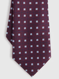 Corbatas|Corbatas-Alvaro Moreno CORBATA JACQUARD MF Burdeos