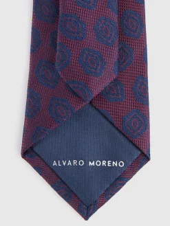Corbatas|Corbatas-Alvaro Moreno CORBATA JACQUARD MF Burdeos