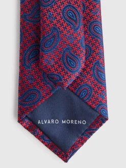 Corbatas|Corbatas-Alvaro Moreno CORBATA JACQUARD MF Rojo