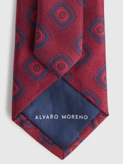 Corbatas|Corbatas-Alvaro Moreno CORBATA JACQUARD MF Rojo