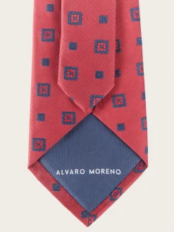 Corbatas|Corbatas-Alvaro Moreno CORBATA JACQUARD MF Rojo