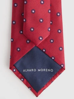 Corbatas|Corbatas-Alvaro Moreno CORBATA JACQUARD MF Rojo