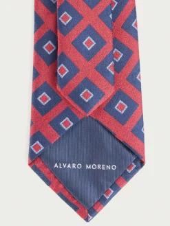 Corbatas|Corbatas-Alvaro Moreno CORBATA JACQUARD MF Rojo