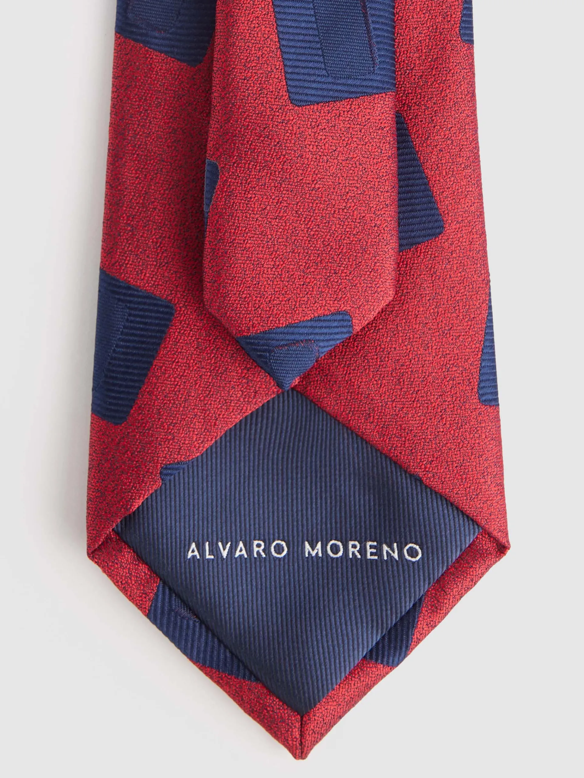 Corbatas|Corbatas-Alvaro Moreno CORBATA JACQUARD MF Rojo