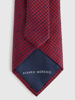 Corbatas|Corbatas-Alvaro Moreno CORBATA JACQUARD MF Rojo