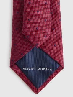 Corbatas|Corbatas-Alvaro Moreno CORBATA JACQUARD MF Rojo