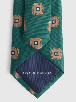 Corbatas|Corbatas-Alvaro Moreno CORBATA JACQUARD MF Verde