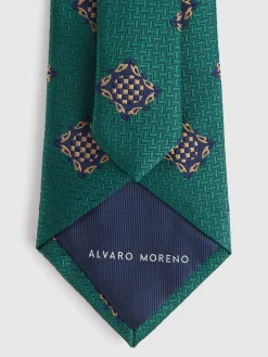 Corbatas|Corbatas-Alvaro Moreno CORBATA JACQUARD MF Verde