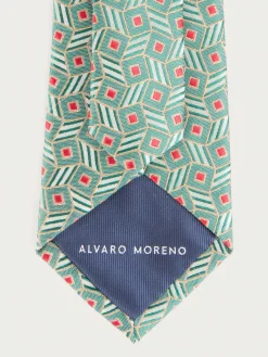 Corbatas|Corbatas-Alvaro Moreno CORBATA JACQUARD MF Verde