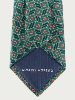 Corbatas|Corbatas-Alvaro Moreno CORBATA JACQUARD MF Verde