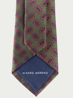 Corbatas|Corbatas-Alvaro Moreno CORBATA JACQUARD MF Verde