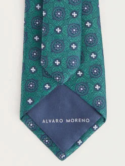 Corbatas|Corbatas-Alvaro Moreno CORBATA JACQUARD MF Verde