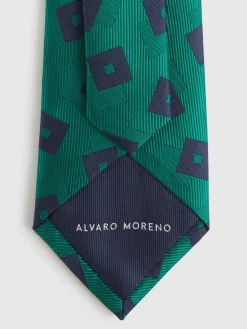 Corbatas|Corbatas-Alvaro Moreno CORBATA JACQUARD MF Verde