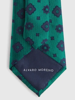 Corbatas|Corbatas-Alvaro Moreno CORBATA JACQUARD MF Verde