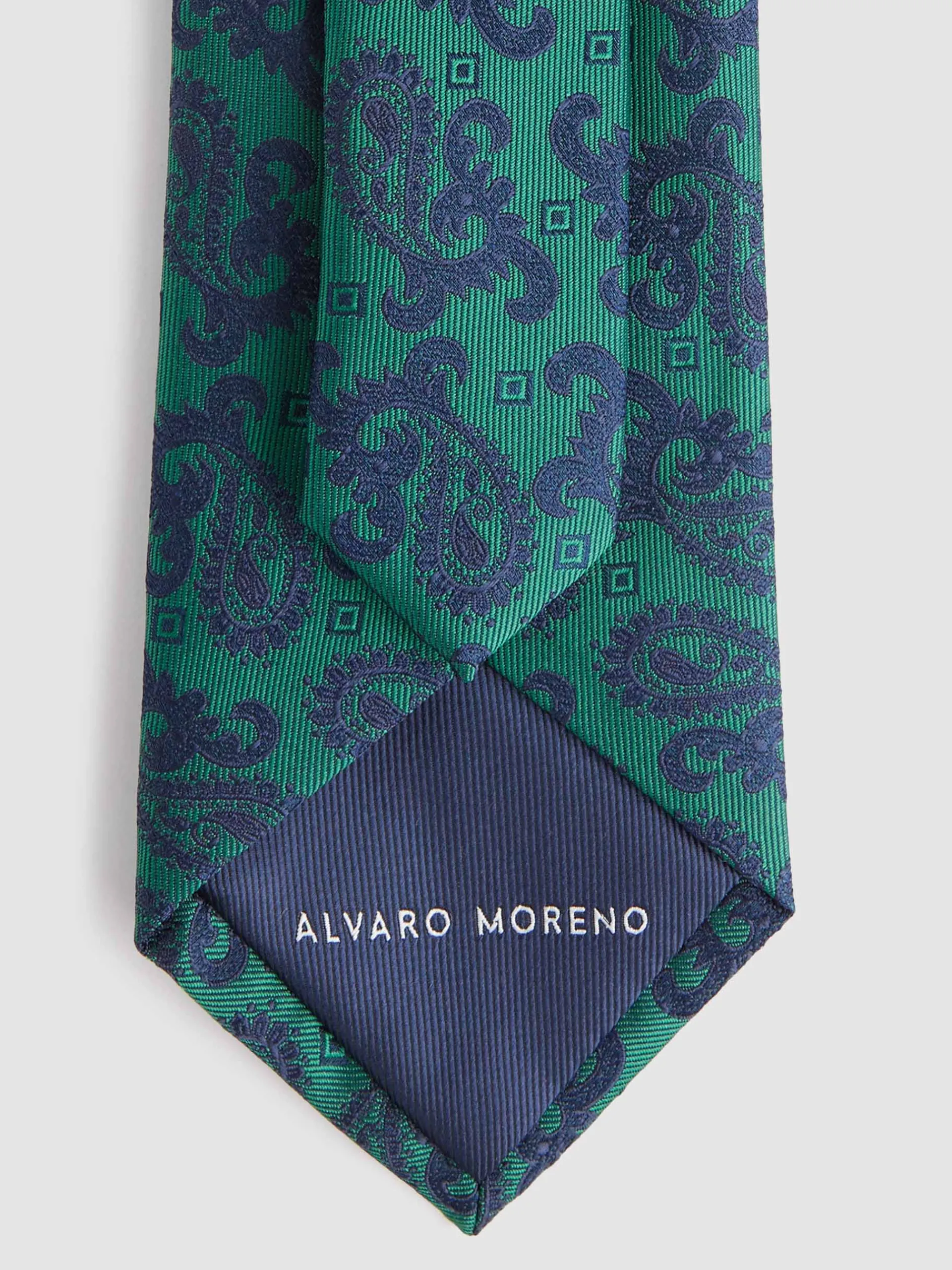 Corbatas|Corbatas-Alvaro Moreno CORBATA JACQUARD MF Verde