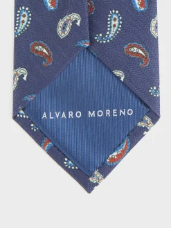 Corbatas|Corbatas-Alvaro Moreno CORBATA PRINTED Azul Marino