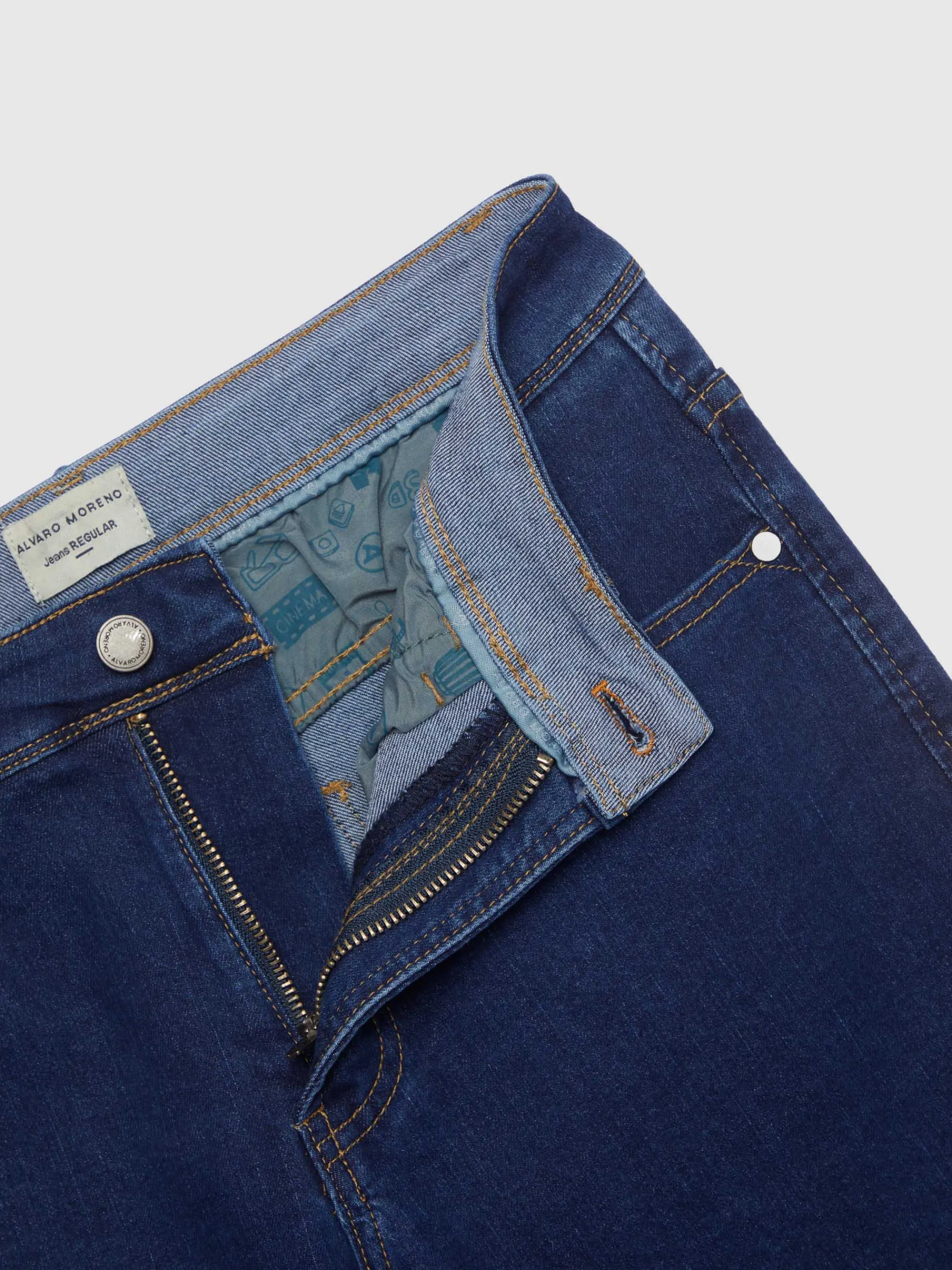 Vaqueros-Alvaro Moreno DENIM REGULAR Azul Marino