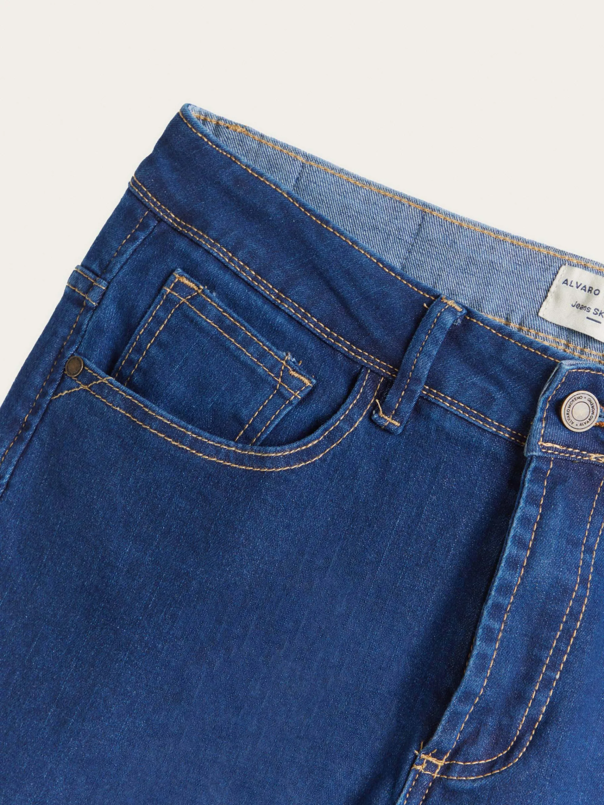 Vaqueros-Alvaro Moreno DENIM SKINNY Azul Marino