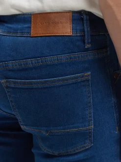 Vaqueros-Alvaro Moreno DENIM SLIM BASICO Azul